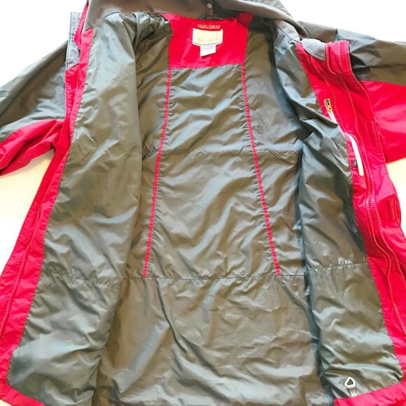 COLUMBIA Interchange Omni-Tech Omni-Shield Red Gray Zip Up Jacket Mens XXL - Picture 2 of 10